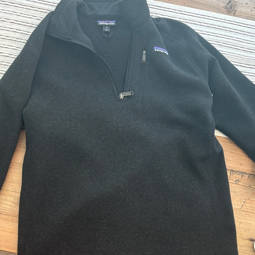 Patagonia Black Better Sweater Quarter-Zip Pullover